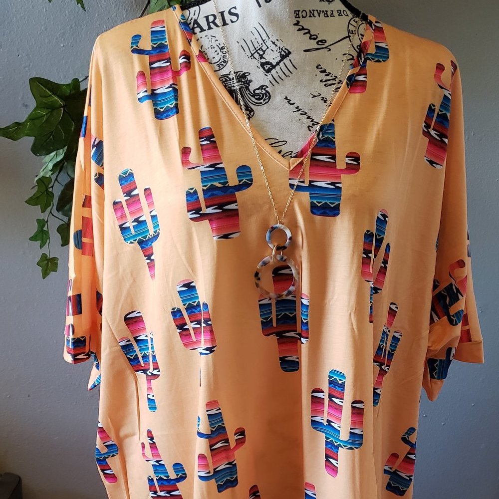 Southwestern Oversized Tee